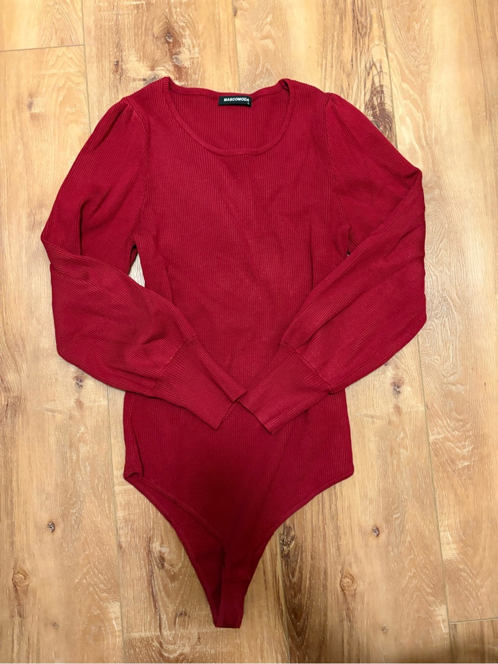 Mascomoda Large Red Bodysuit